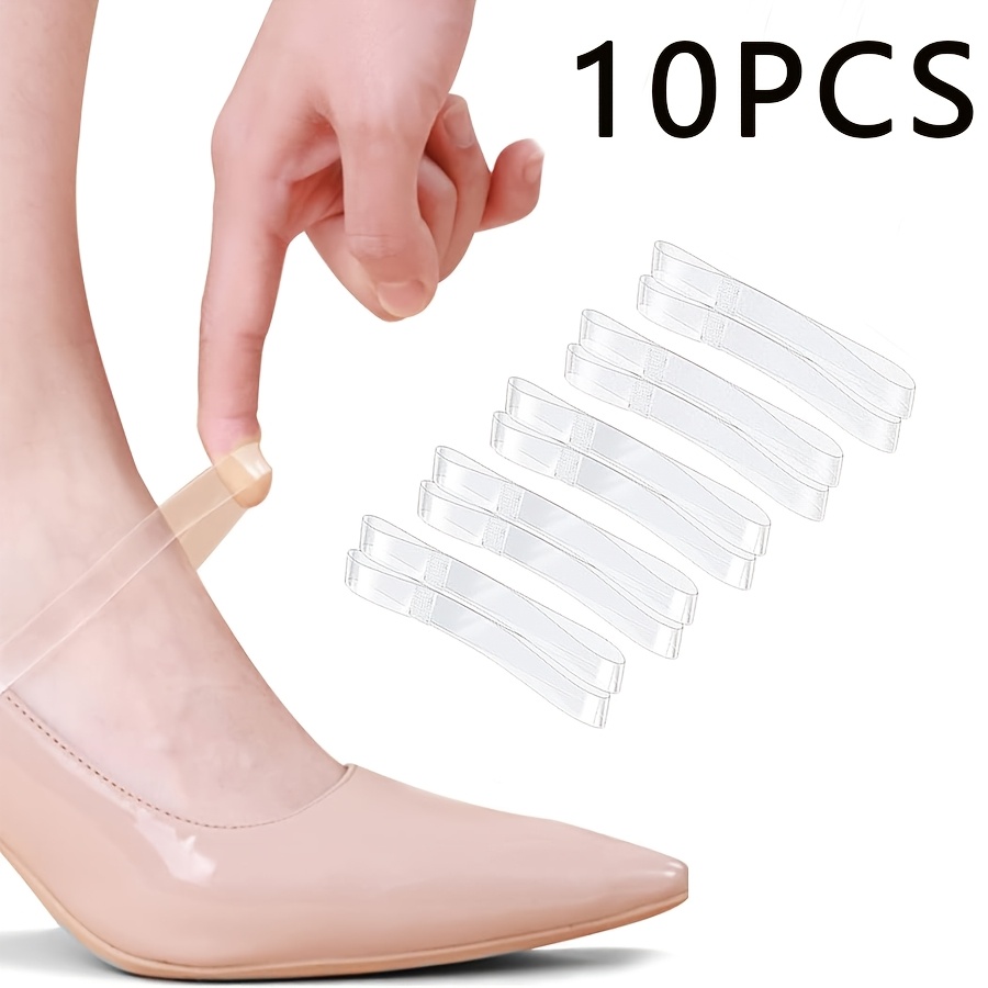 Gear Tie Reusable - 10 lacets invisibles transparents antidérapants, attaches