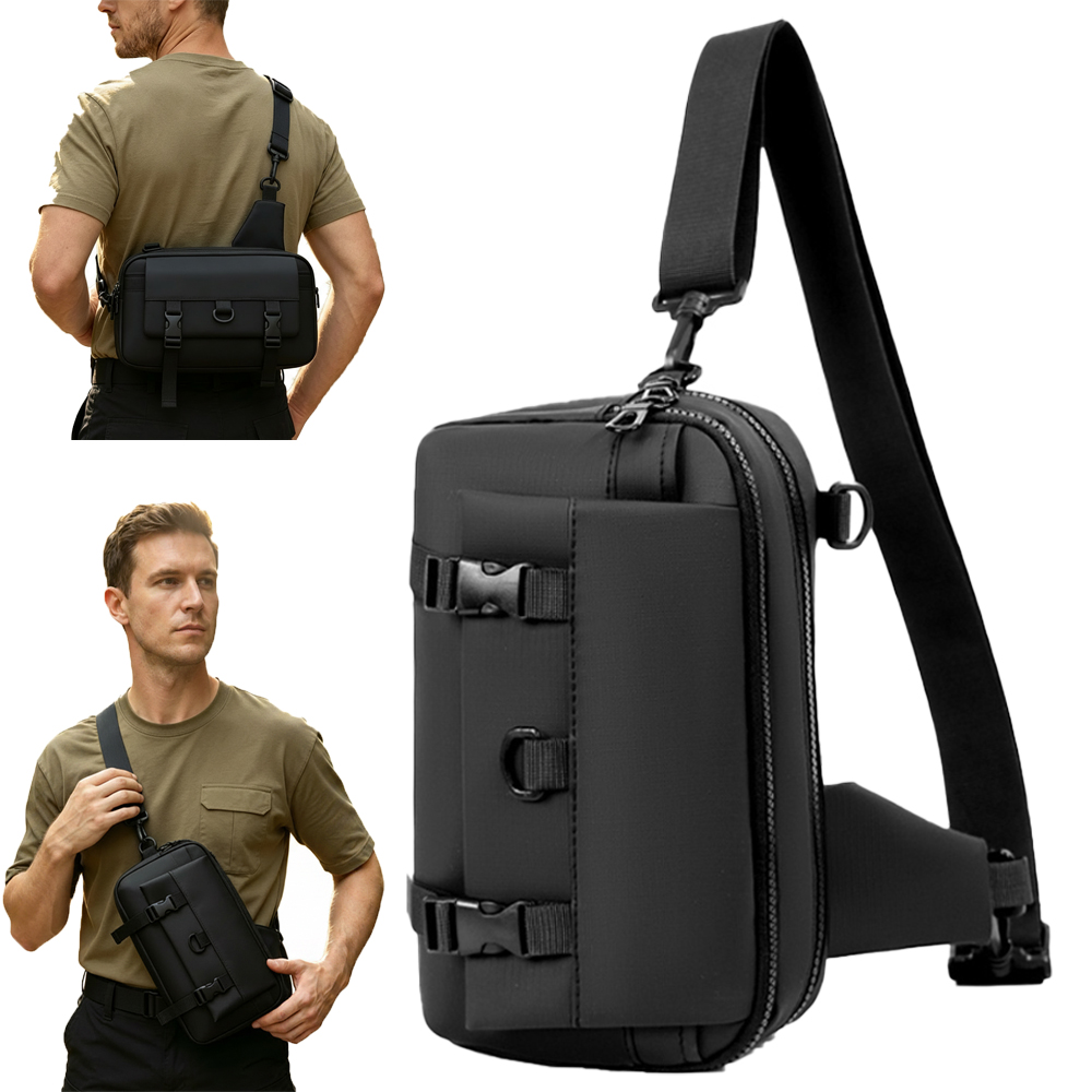 Edc Concealed Carry Sling Bag - Sac tactique pour pistolet, sac de