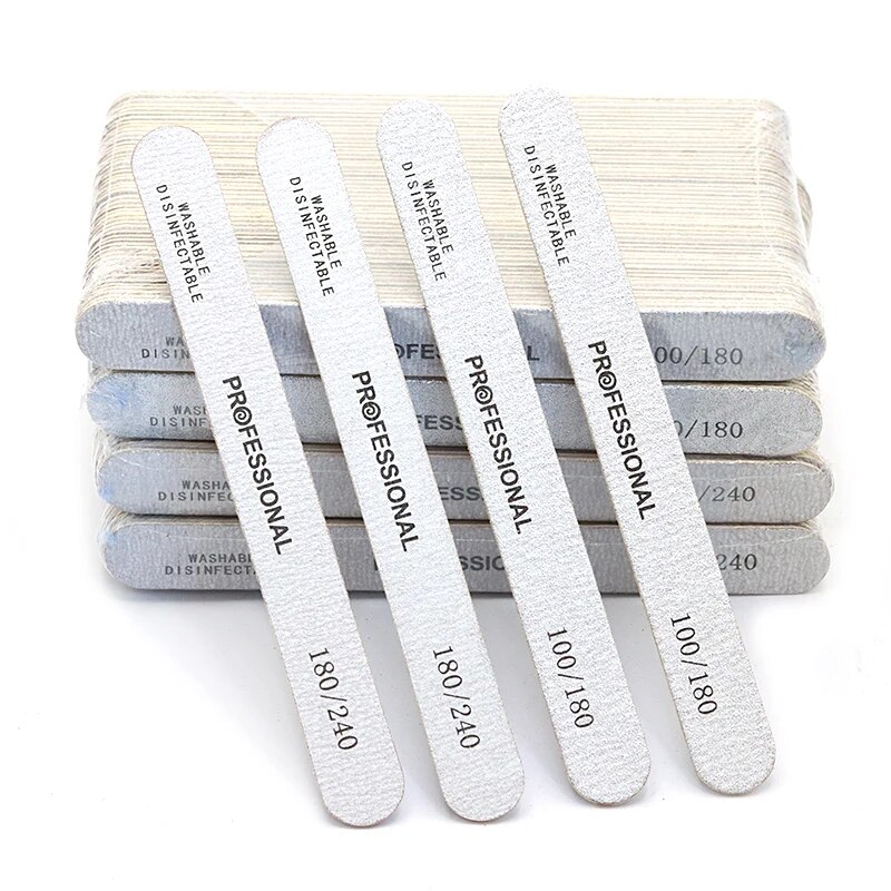 Nail File Titanium - Limes à ongles professionnelles en bois,