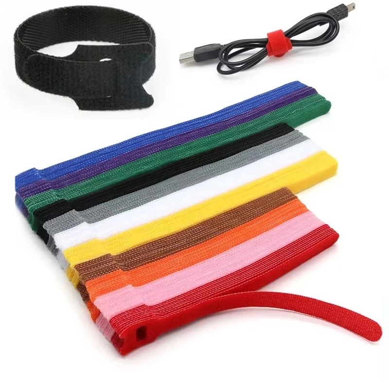 Gear Tie Reusable - 10-50 Pièces Serre-câbles Colorés Réutilisables, Organisateur