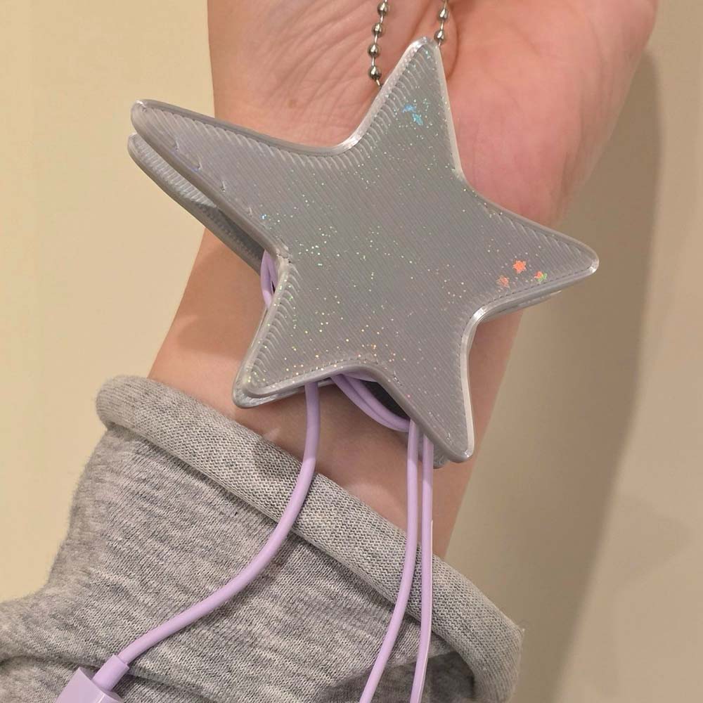 Cable Winder Keychain - Support de câble étoile 3D style