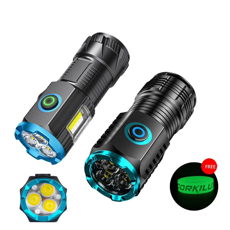 Edc Day Carry - Mini lampes de poche LED rechargeables