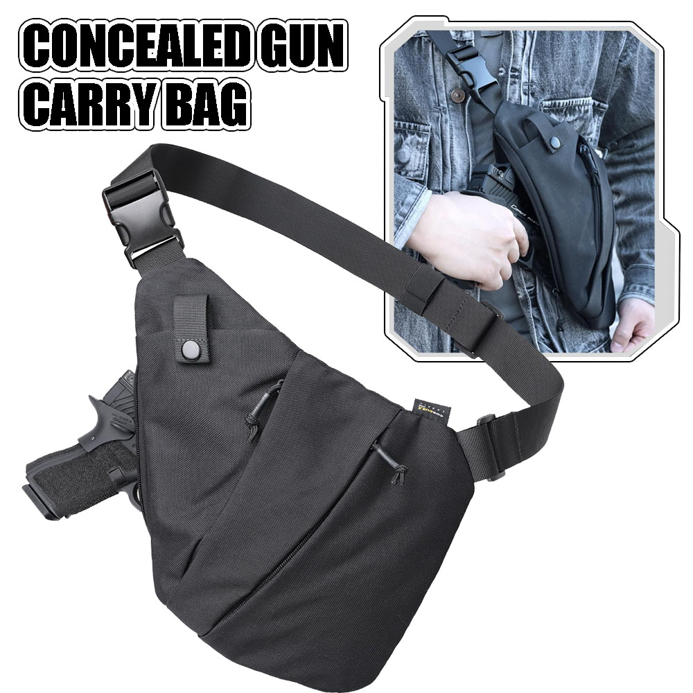 Edc Concealed Carry Sling Bag - Sac de transport tactique dissimulé pour