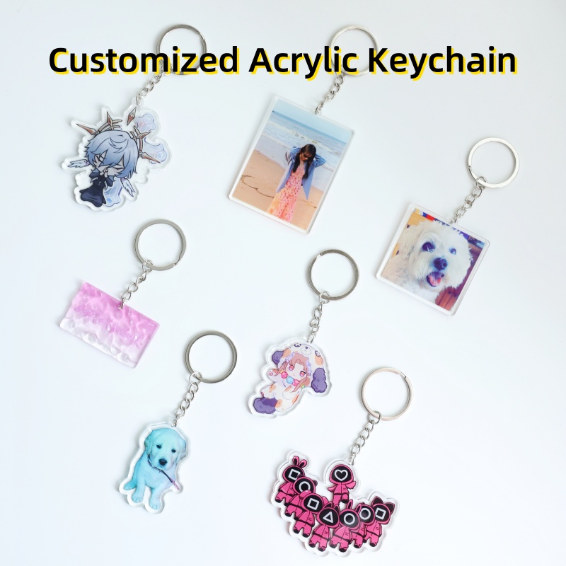 Carabiner Keychain - Porte-clés Photo personnalisé pour animaux de