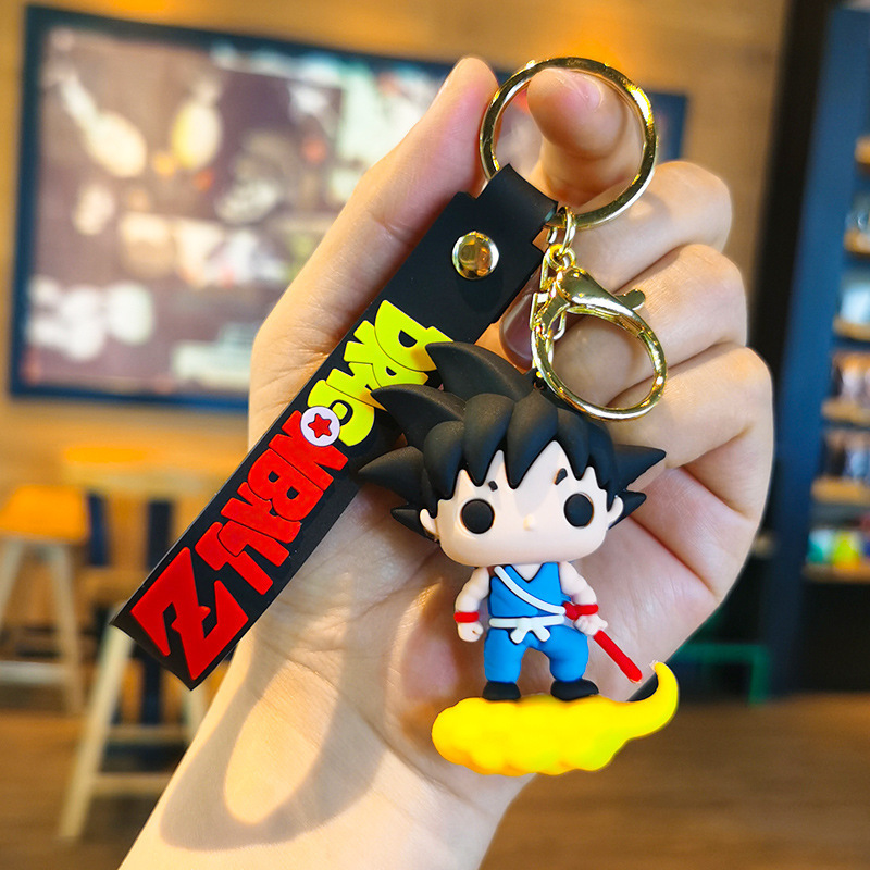 Carabiner Keychain - Porte-clés PVC Goku Dragon Ball Z,