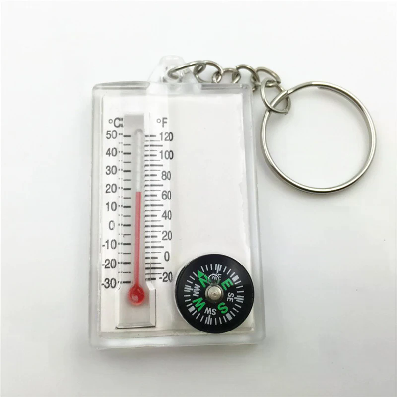 Compass Keychain Mini - Boucle d'alpinisme en plein air, pointeur