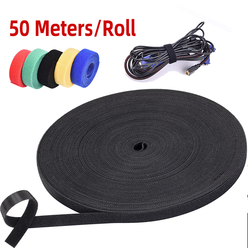 Gear Tie Reusable - Ruban adhésif auto-agrippant Jumbo Velcro de