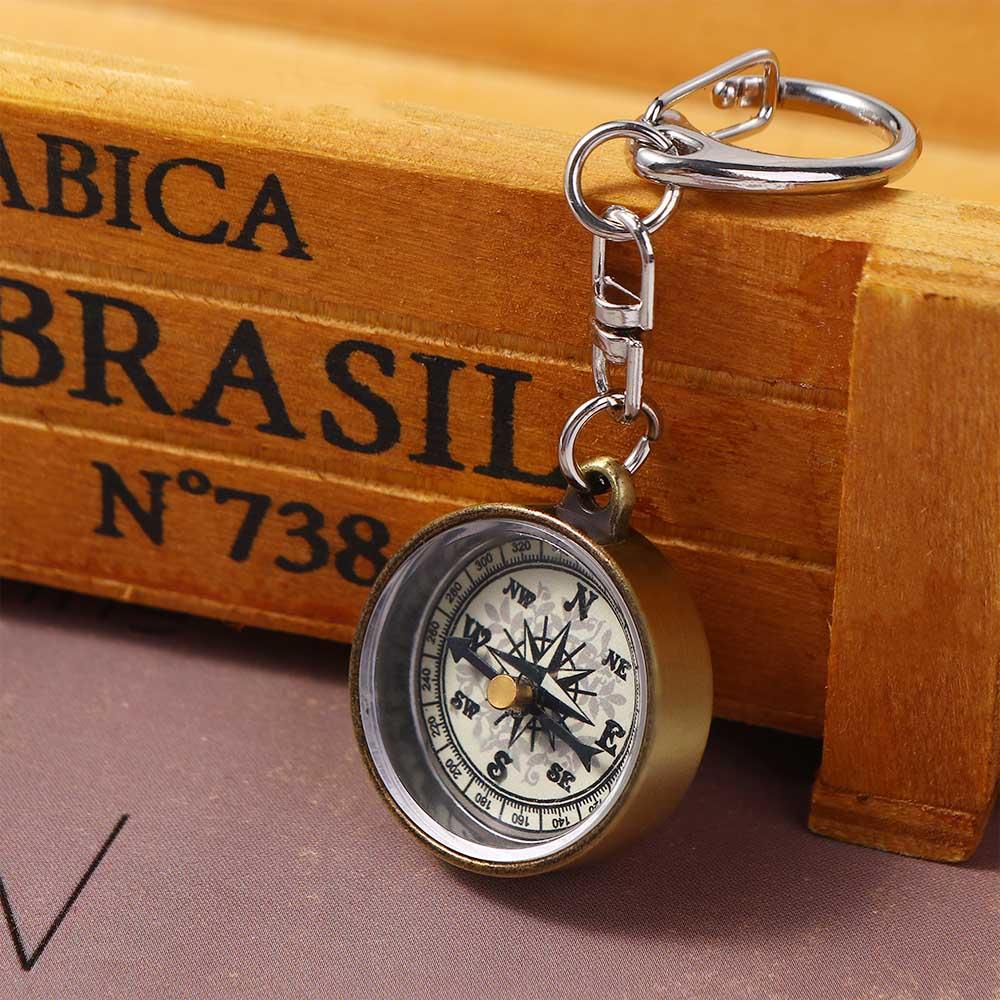 Compass Keychain Mini - Équipement d'escalade porte-clés en alliage de