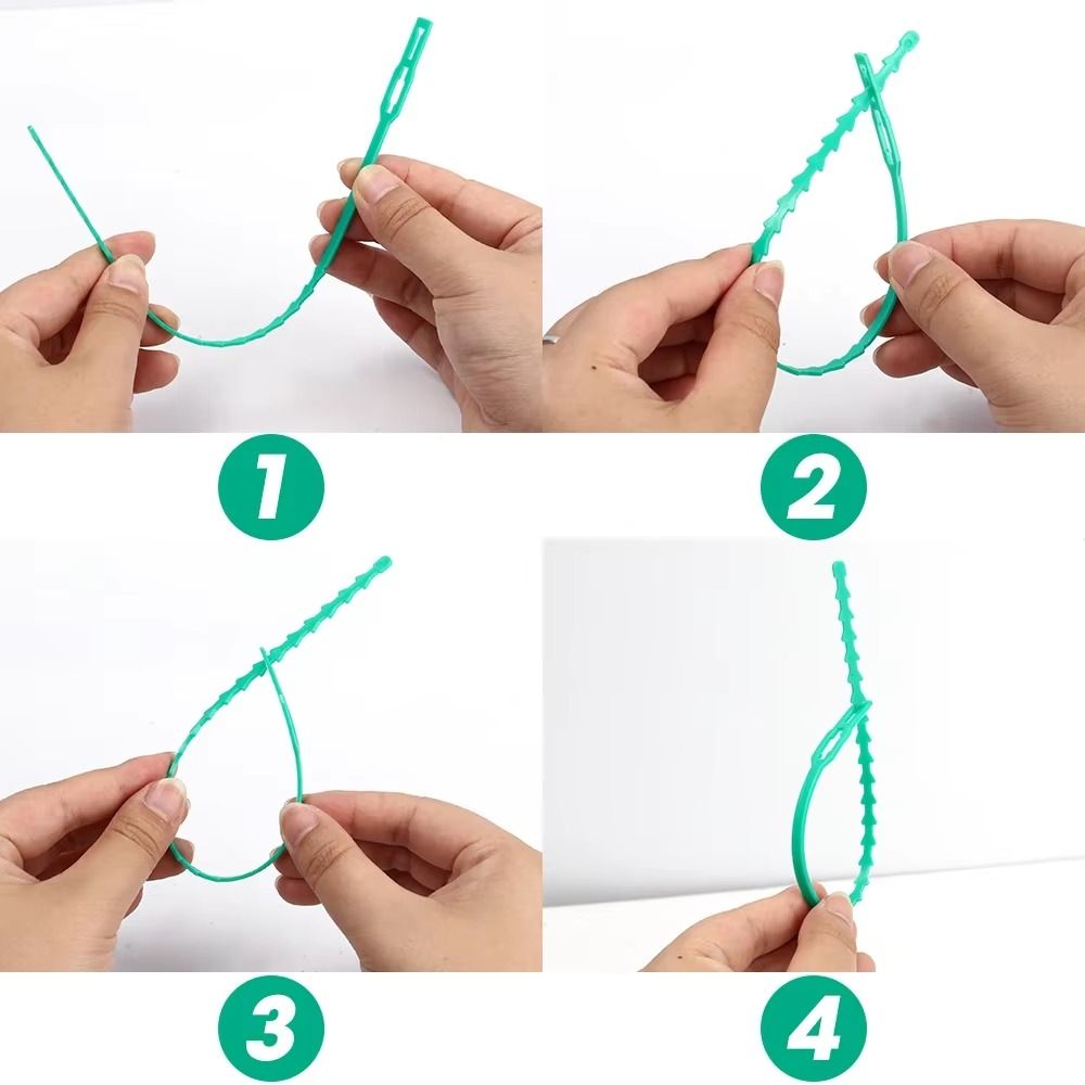 Gear Tie Reusable - Attaches de câbles pour plantes, 100