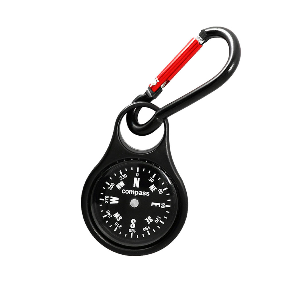 Compass Keychain Mini - Mini boussole de survie avec mousqueton,