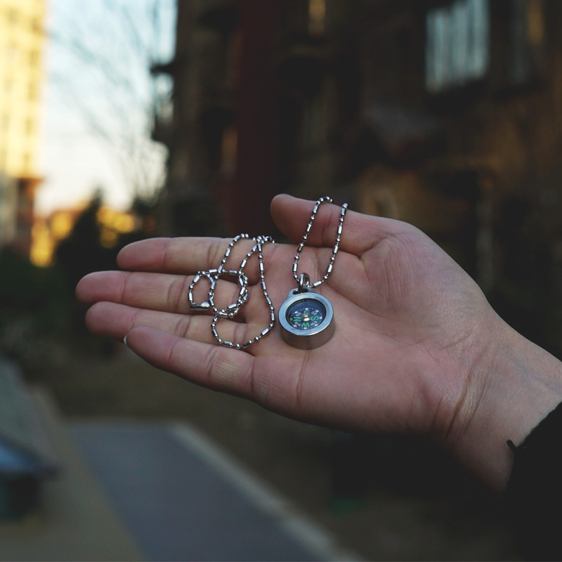 Alliage de titane/cuivre lumin - Compass Keychain Mini avis et prix