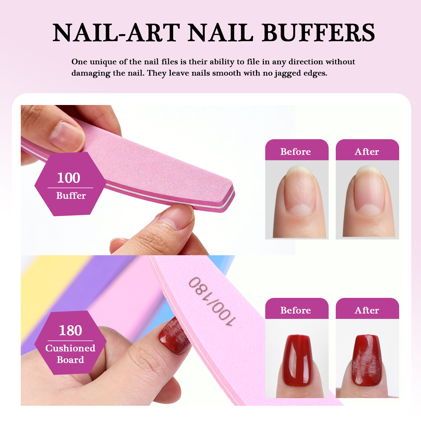 5/50 pièces Limes à ongles et  - Nail File Titanium avis et prix