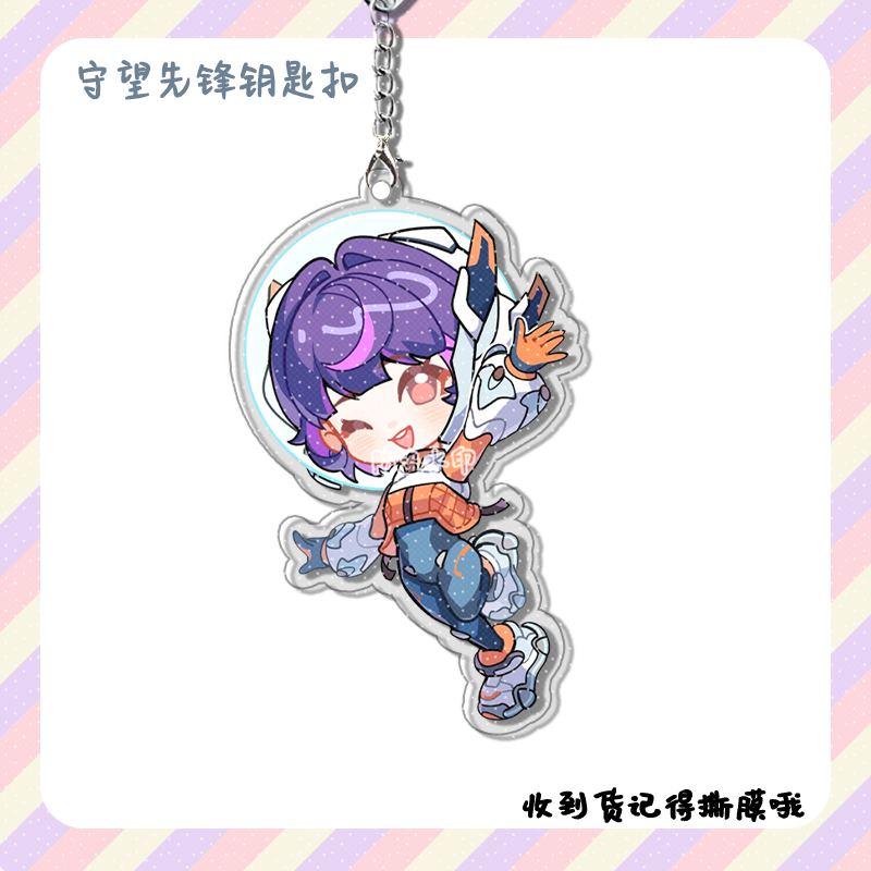 4 pièces Anime jeu Overwatch C - Carabiner Keychain avis et prix