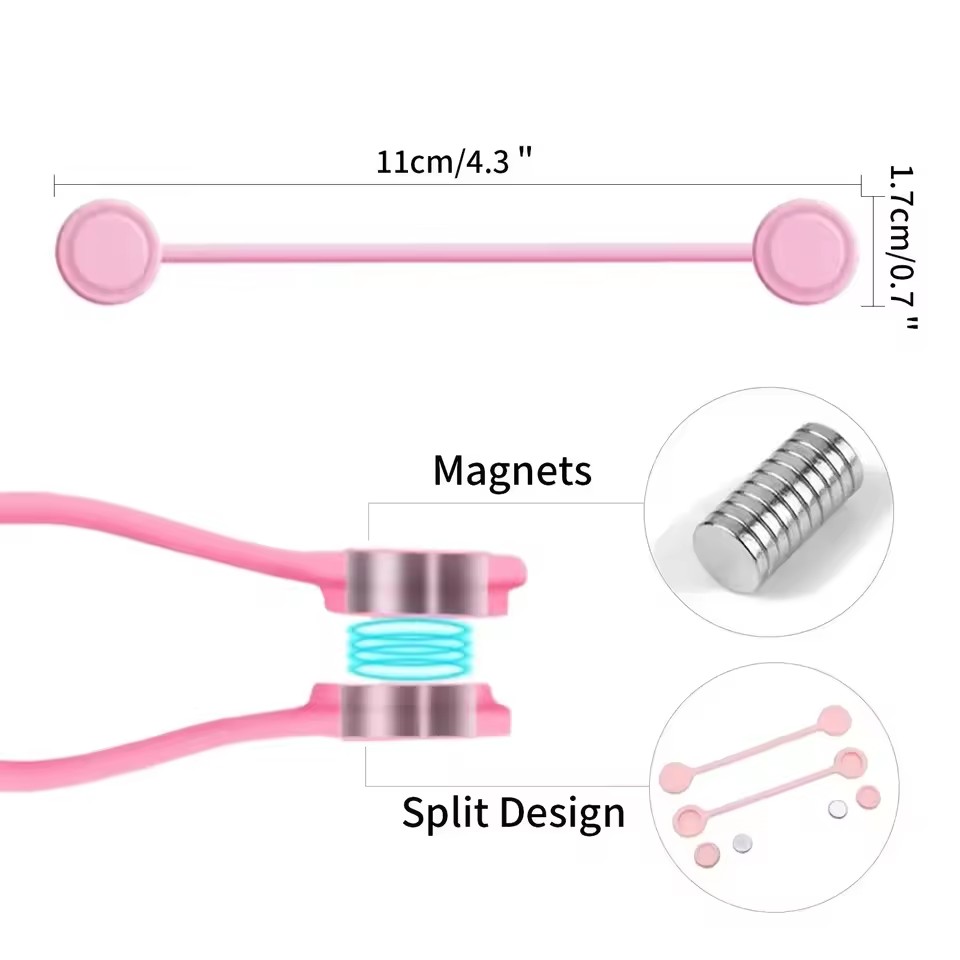 Attaches magnétiques en silico - Gear Tie Reusable avis et prix