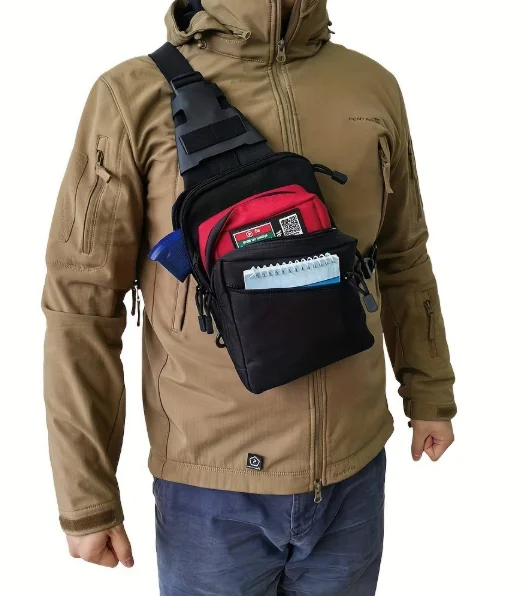 Sac à bandoulière tactique pou - Edc Concealed Carry Sling Bag avis et prix