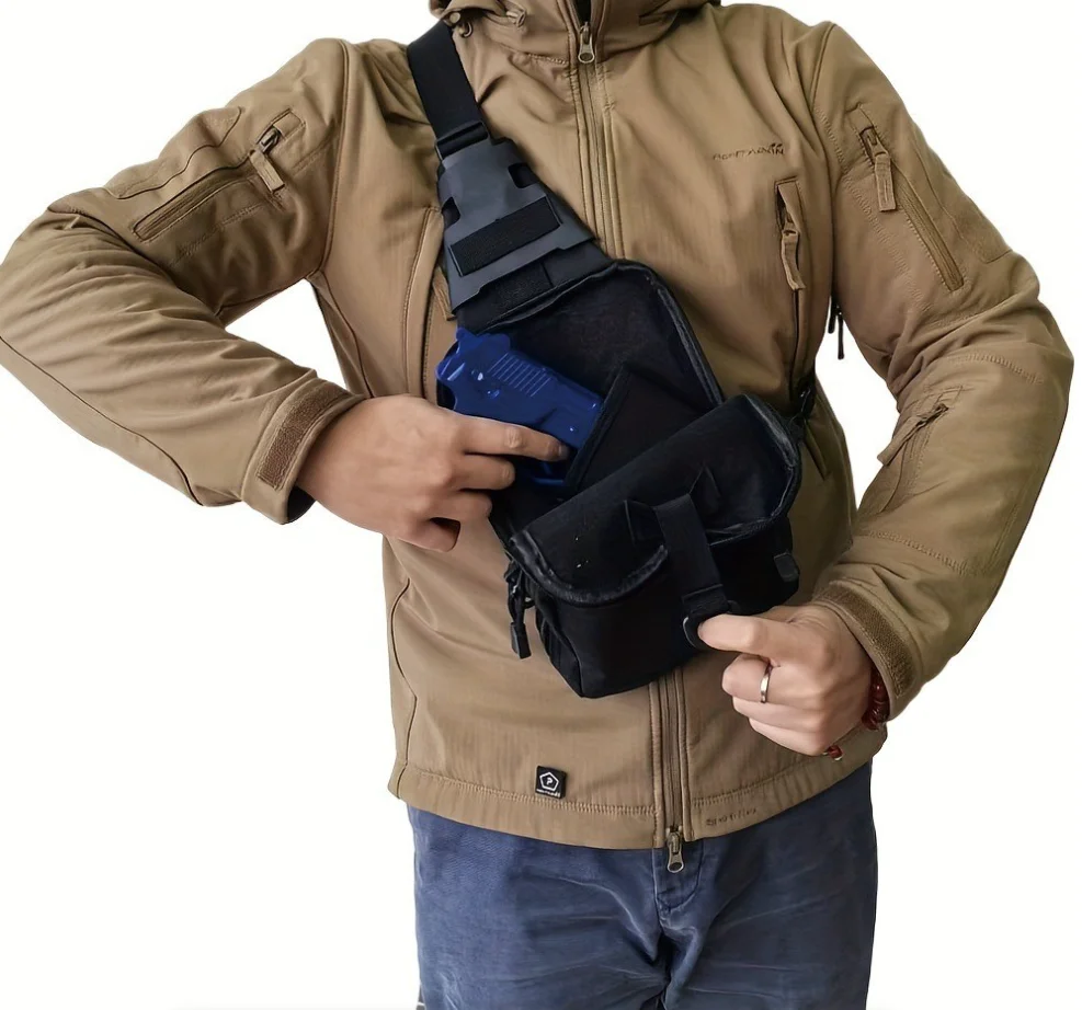 Sac à bandoulière tactique pou - Edc Concealed Carry Sling Bag avis et prix