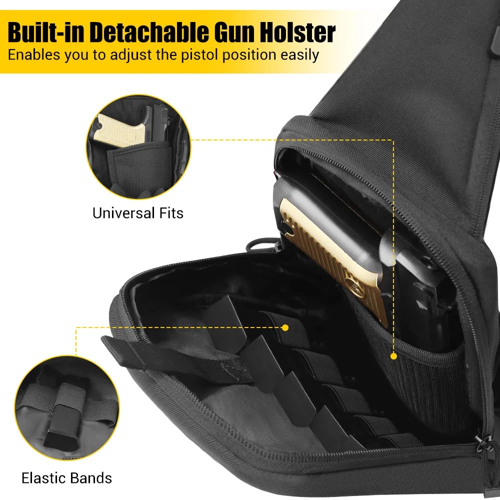 Sac de transport dissimulé pou - Edc Concealed Carry Sling Bag avis et prix
