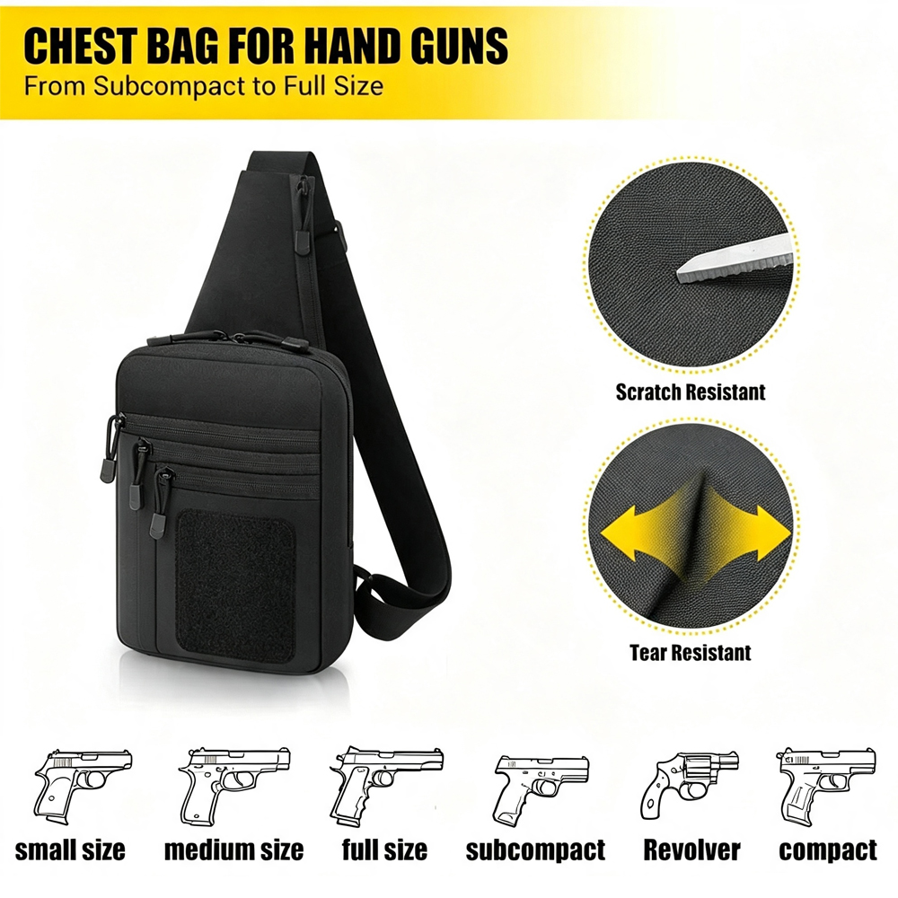 Sac de transport dissimulé pou - Edc Concealed Carry Sling Bag avis et prix