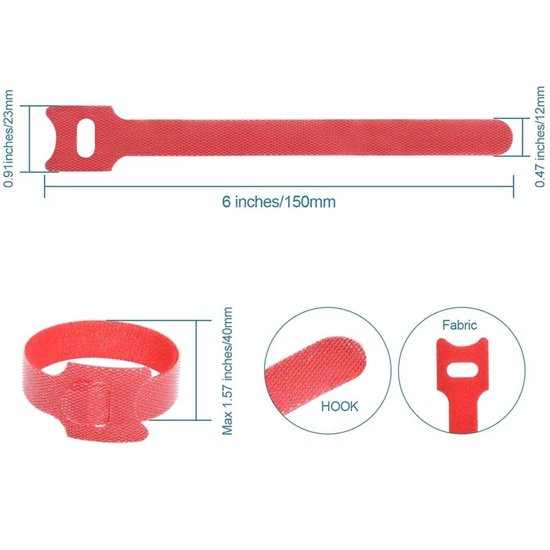 10-50 Pièces Serre-câbles Colo - Gear Tie Reusable avis et prix