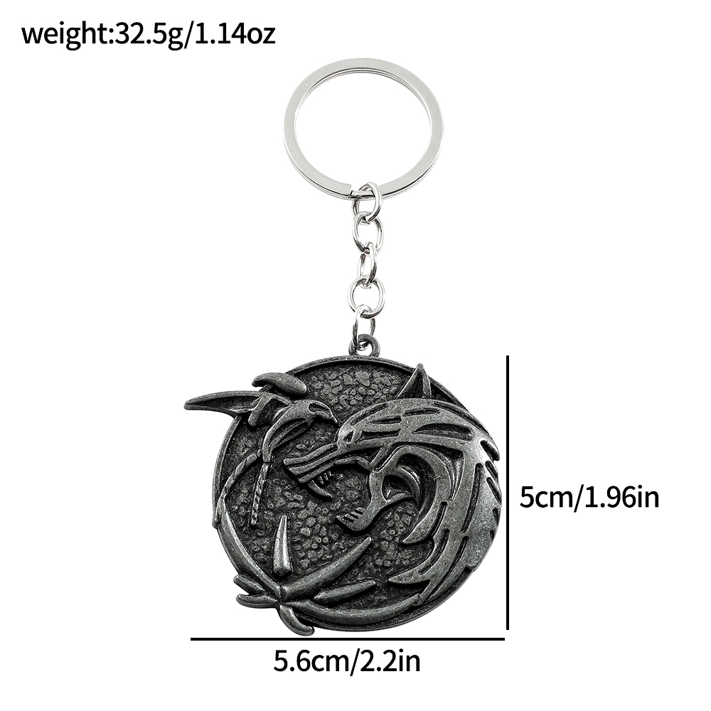 Porte-clés vintage tête de lou - Carabiner Keychain avis et prix