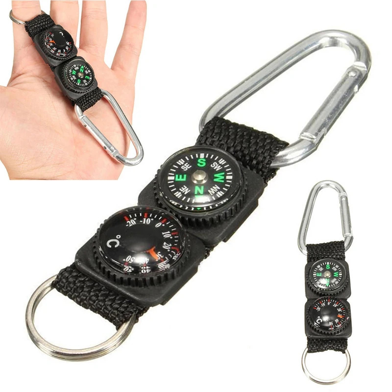 1pc universel multifonction 3  - Compass Keychain Mini avis et prix