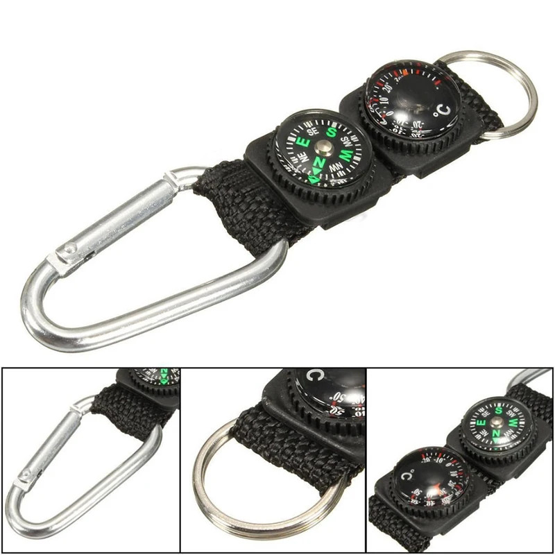 1pc universel multifonction 3  - Compass Keychain Mini avis et prix