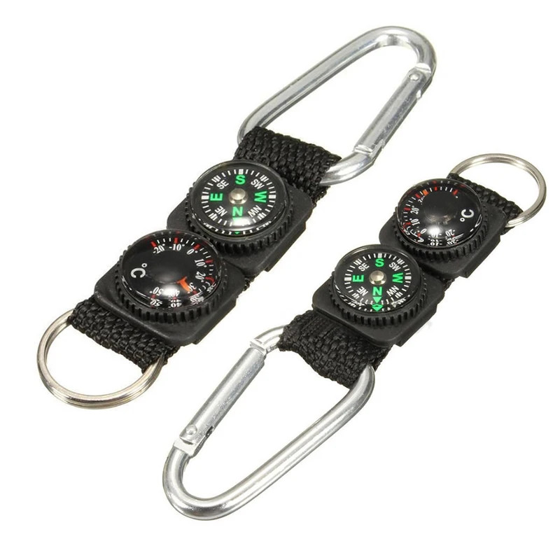 1pc universel multifonction 3  - Compass Keychain Mini avis et prix