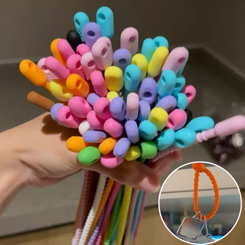 200 pièces/lot Attaches en sil - Gear Tie Reusable avis et prix