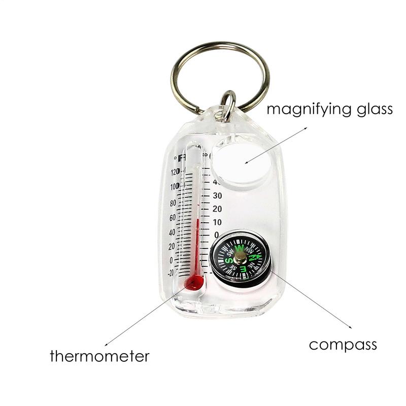 Mini porte-clés multifonction  - Compass Keychain Mini avis et prix