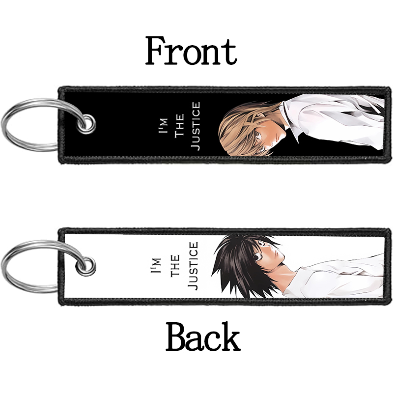 Porte-clés brodé Death Note Ry - Carabiner Keychain avis et prix