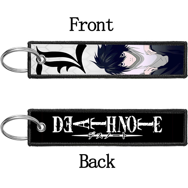 Porte-clés brodé Death Note Ry - Carabiner Keychain avis et prix