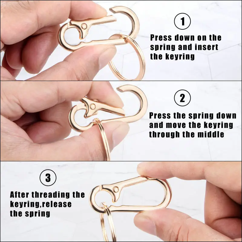 Mousqueton en métal Clip porte - Carabiner Keychain avis et prix