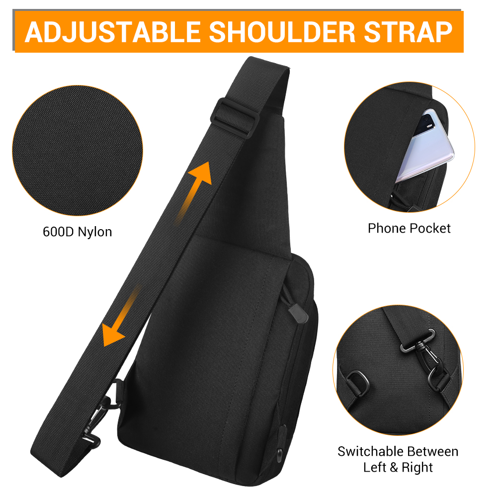 Sac tactique pour pistolet, sa - Edc Concealed Carry Sling Bag avis et prix