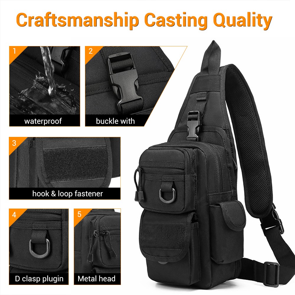Sac tactique pour pistolet, sa - Edc Concealed Carry Sling Bag avis et prix
